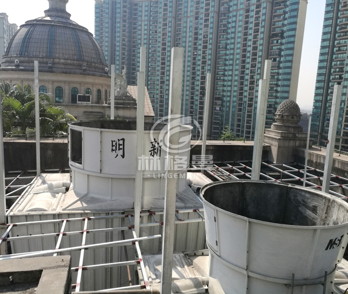 广州恒大酒店冷却塔噪声治理