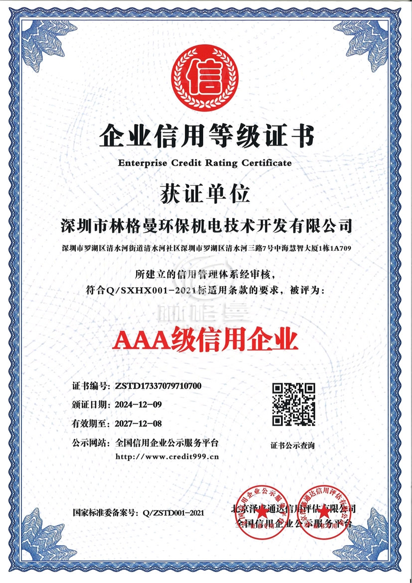 企业资信等级